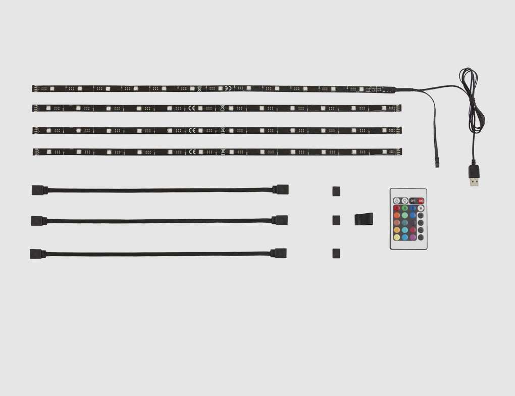 Lichtband LED 4er