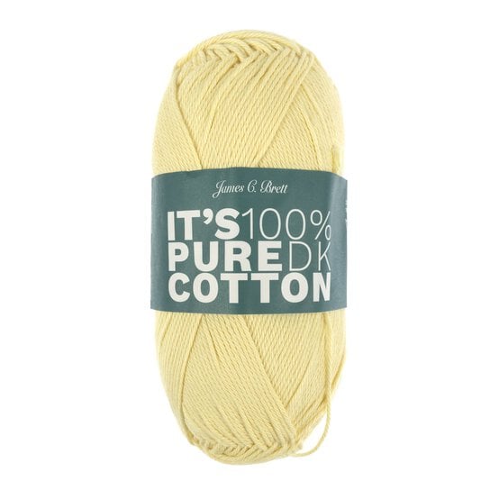 James C Brett Lemon It’s Pure Cotton Yarn 100g