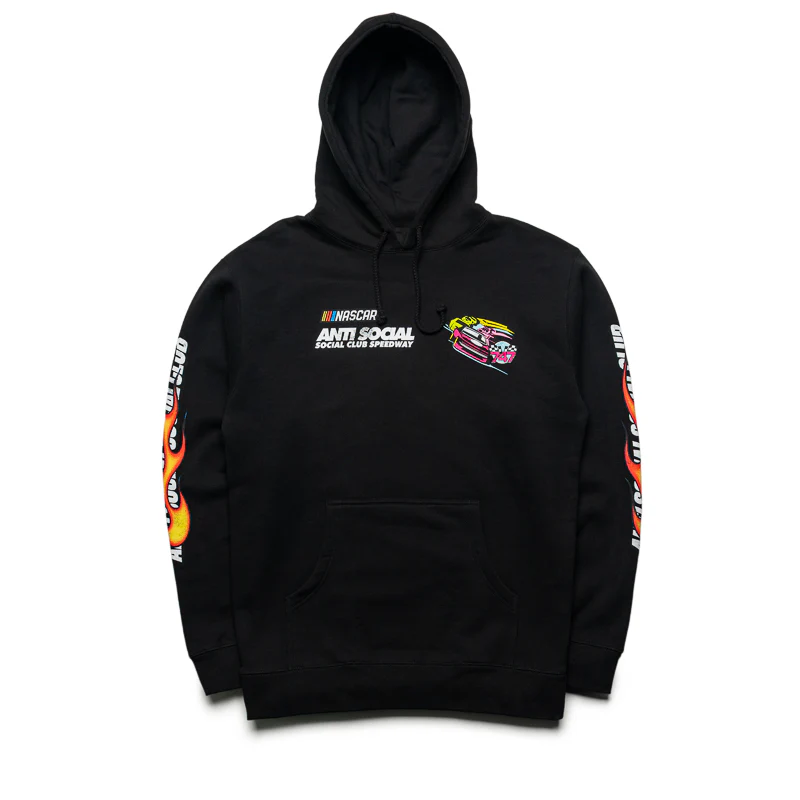 Anti Social Social Club x NASCAR Daytona Hoodie - Black
