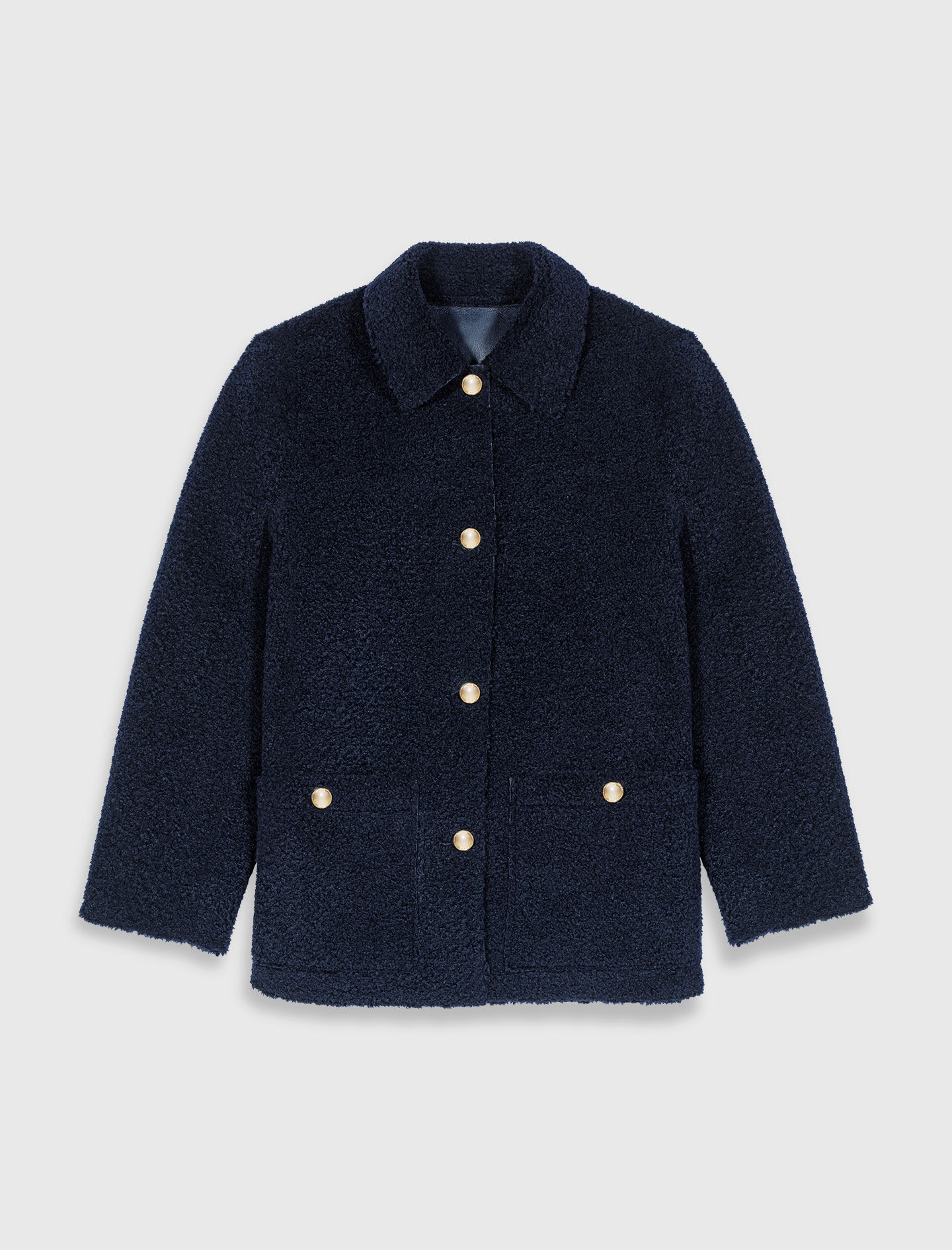 Faux shearling reversible