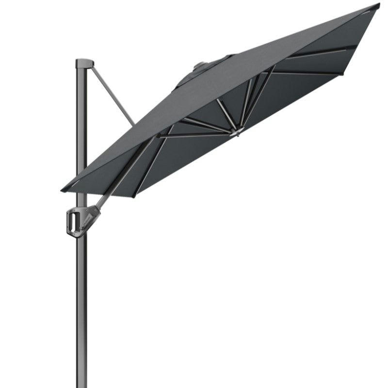 VOYAGER T1 - Parasol déporté rectangulaire 3x2 m simple inclinaison anthracite