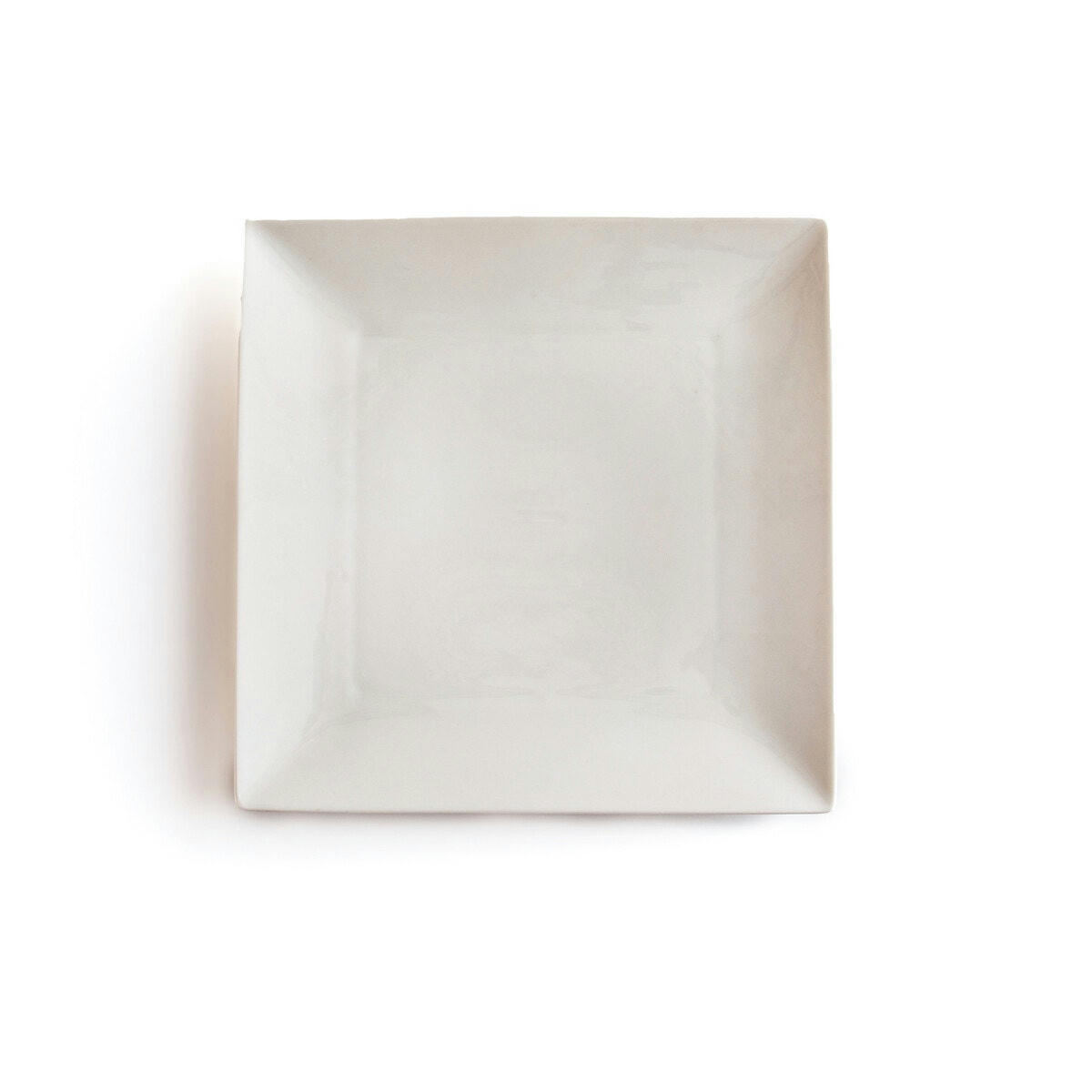 Lot de 4 assiettes plates en porcelaine, Hivane