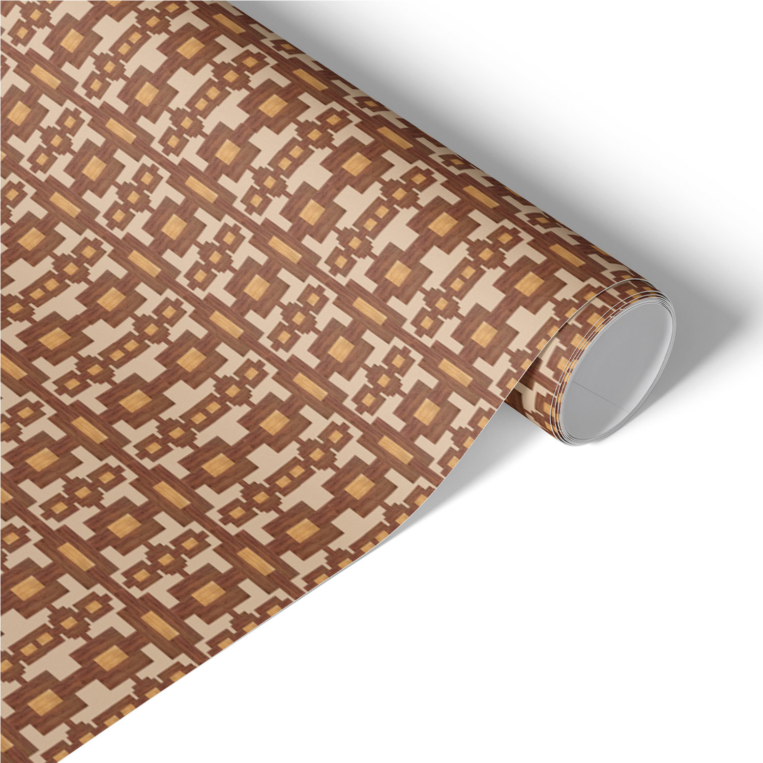 Okleina meblowa Retro brązy 50x100 Folia samoprzylepna Drewno DIY