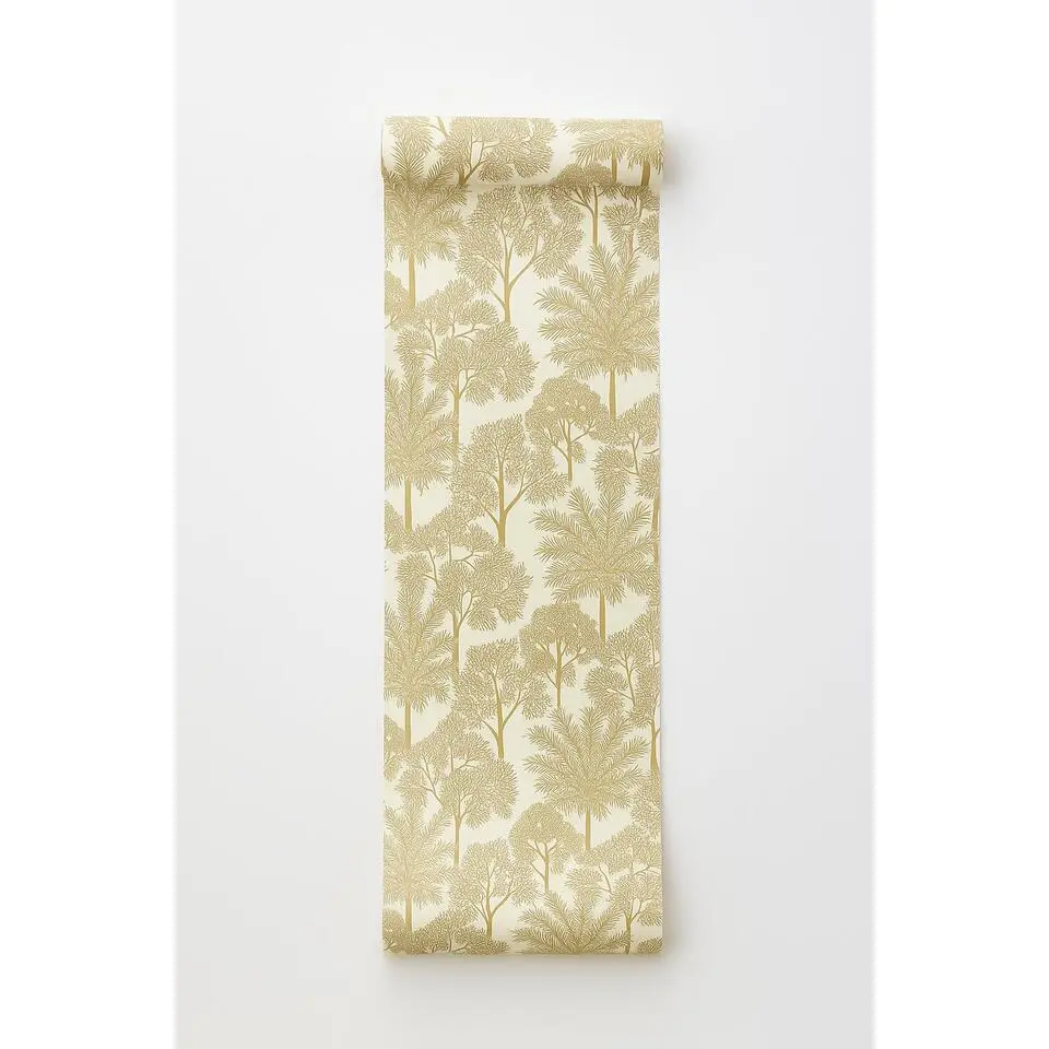 Dutch Wallcoverings Vliesbehang Arcadia palm forest - beige - 10,05m x 53cm