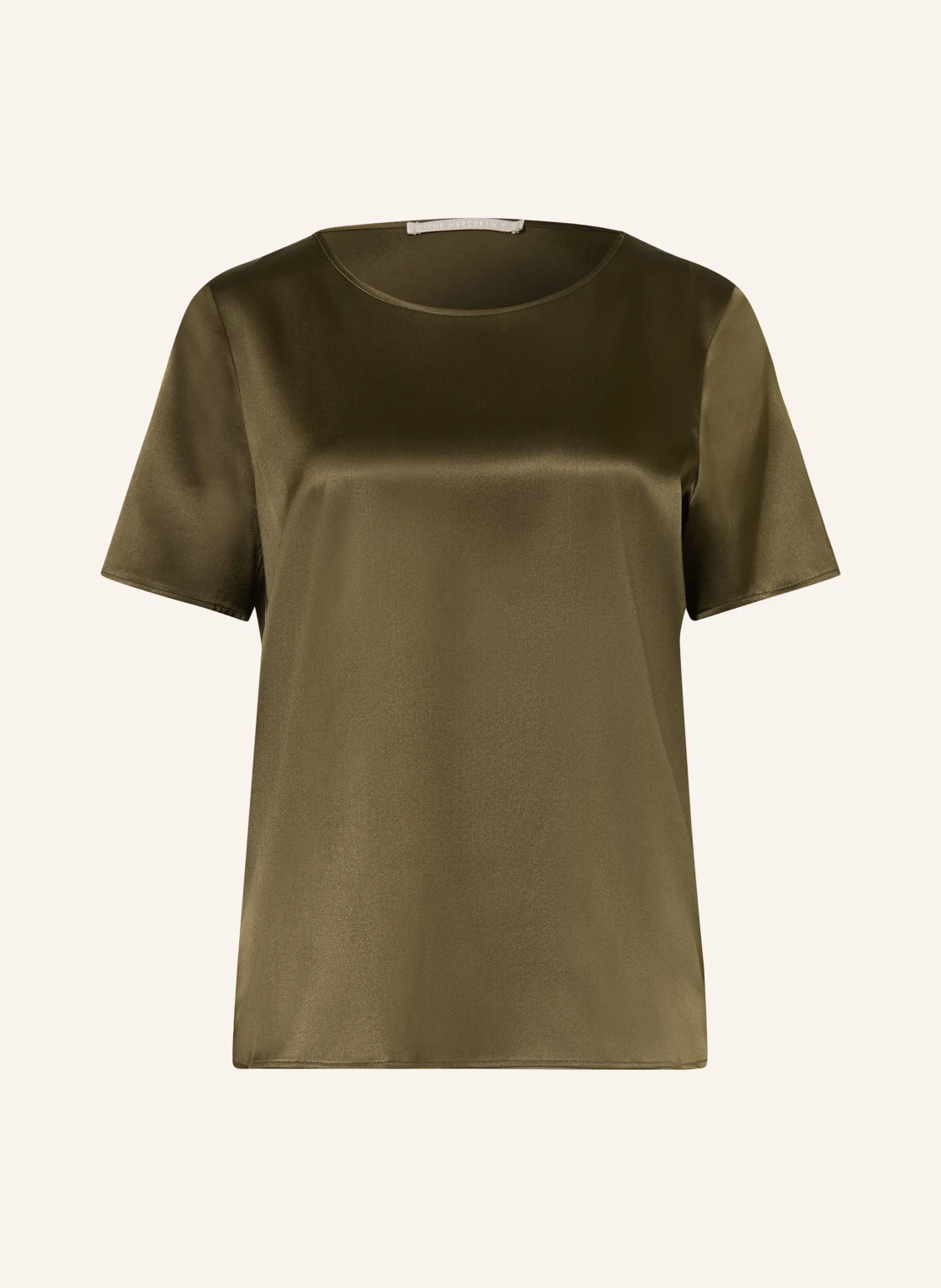 (THE MERCER) N.Y. Blusensirt aus Satin mit Seide