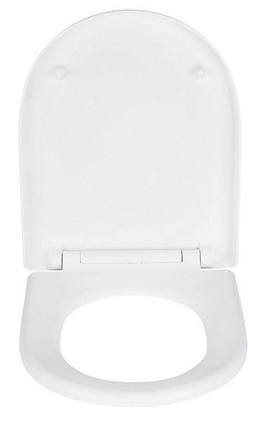 Abattant WC déclipsable blanc avec frein de chute Exclusive
