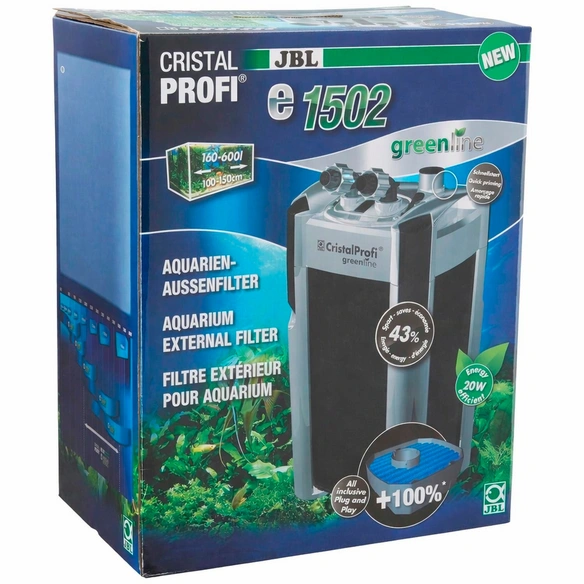 Aquarienfilter »CRISTALPROFI®«, 20 W, für Aquarien bis: 600 l, schwarz/silberfarben