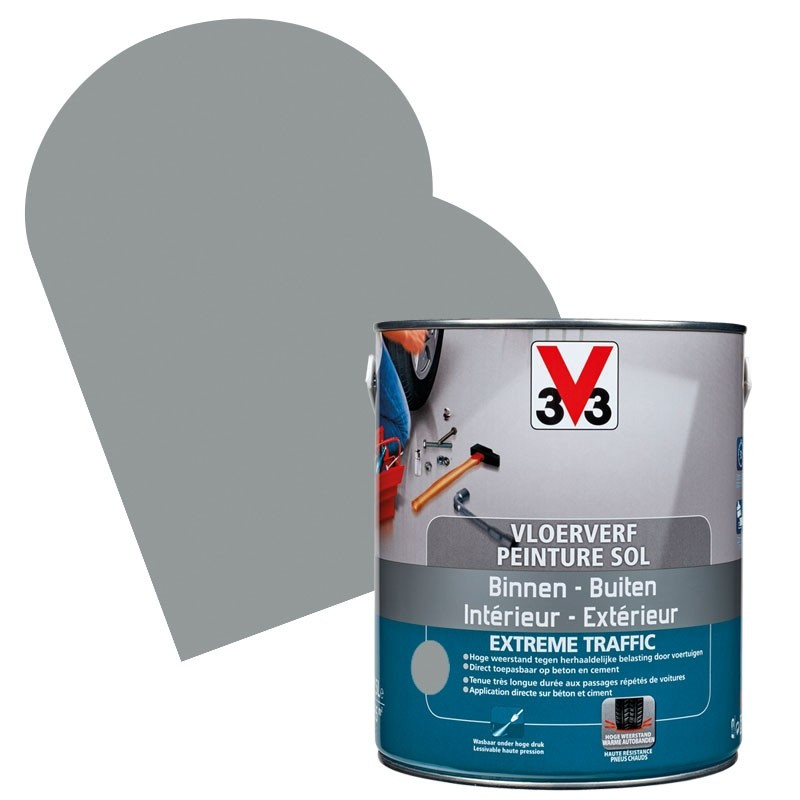 Peinture Sol Extreme Traffic schiste satinée 2,5 L V33