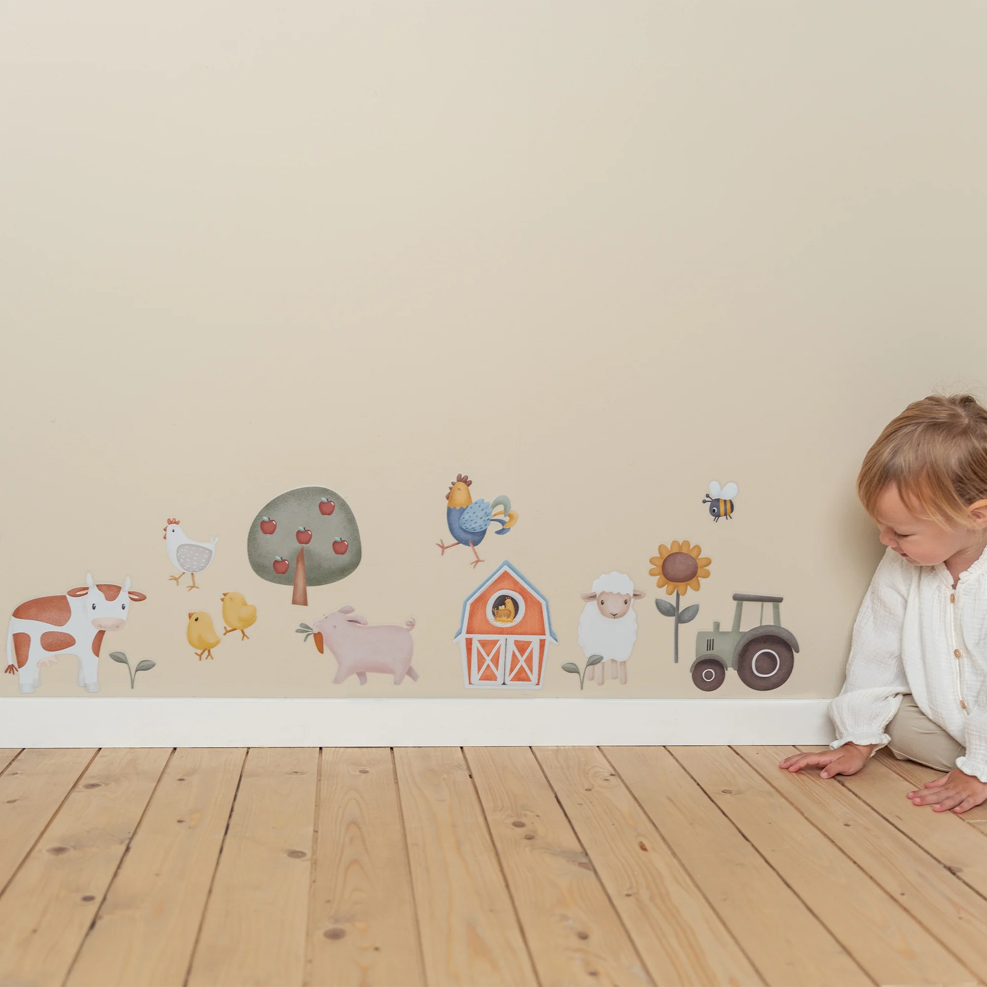 Little Dutch Sticker LITTLE FARM coloris multicolore