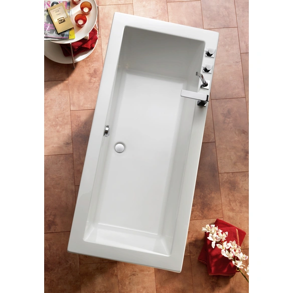Badewanne »Cubic«, BxHxL: 80 x 49,5 x 180 cm, Körperform