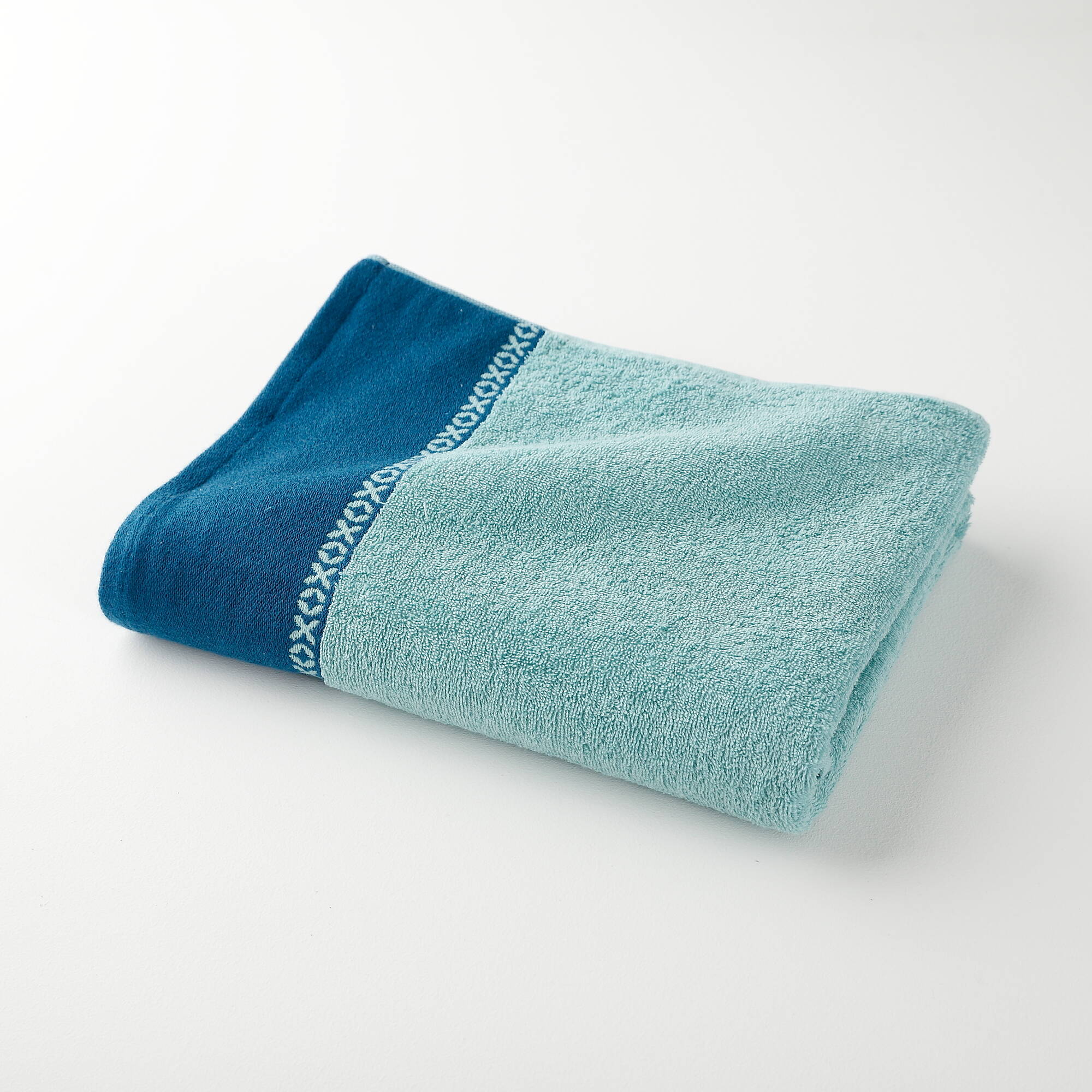 Collection serviettes de bain 420 gr/m² liteau tissé fantaisie