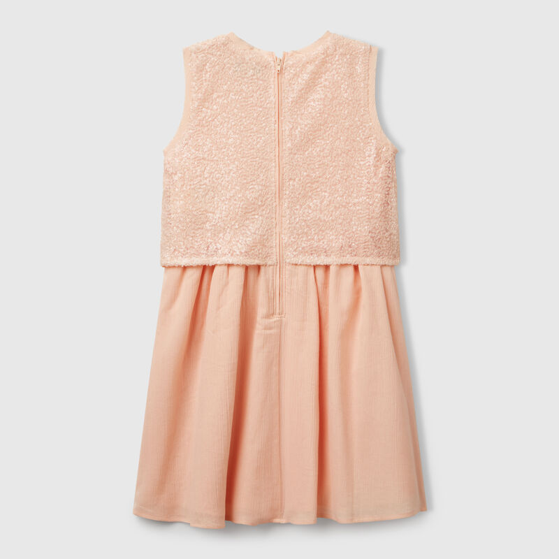 Dress with sequins