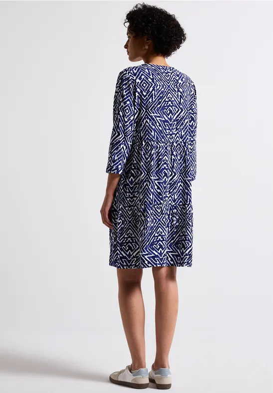 Gemustertes Tunika-Kleid