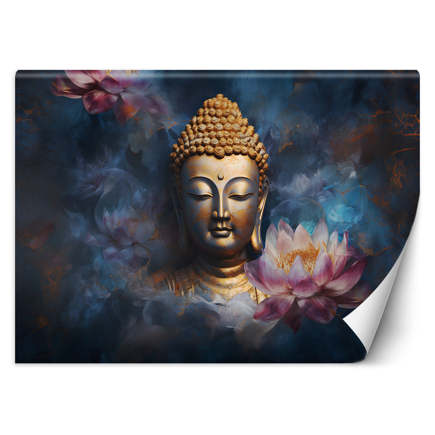 Feeby Fototapeta, Budda i kwiaty zen 150x105