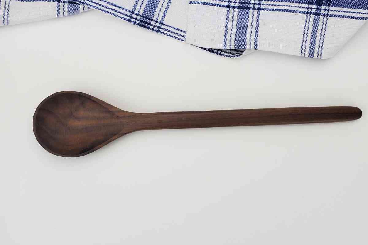 Walnut Spoon Long Handle for Deep Stock Pots