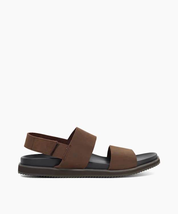 Idealistic Brown - Utilitarian Strap Leather Sandals