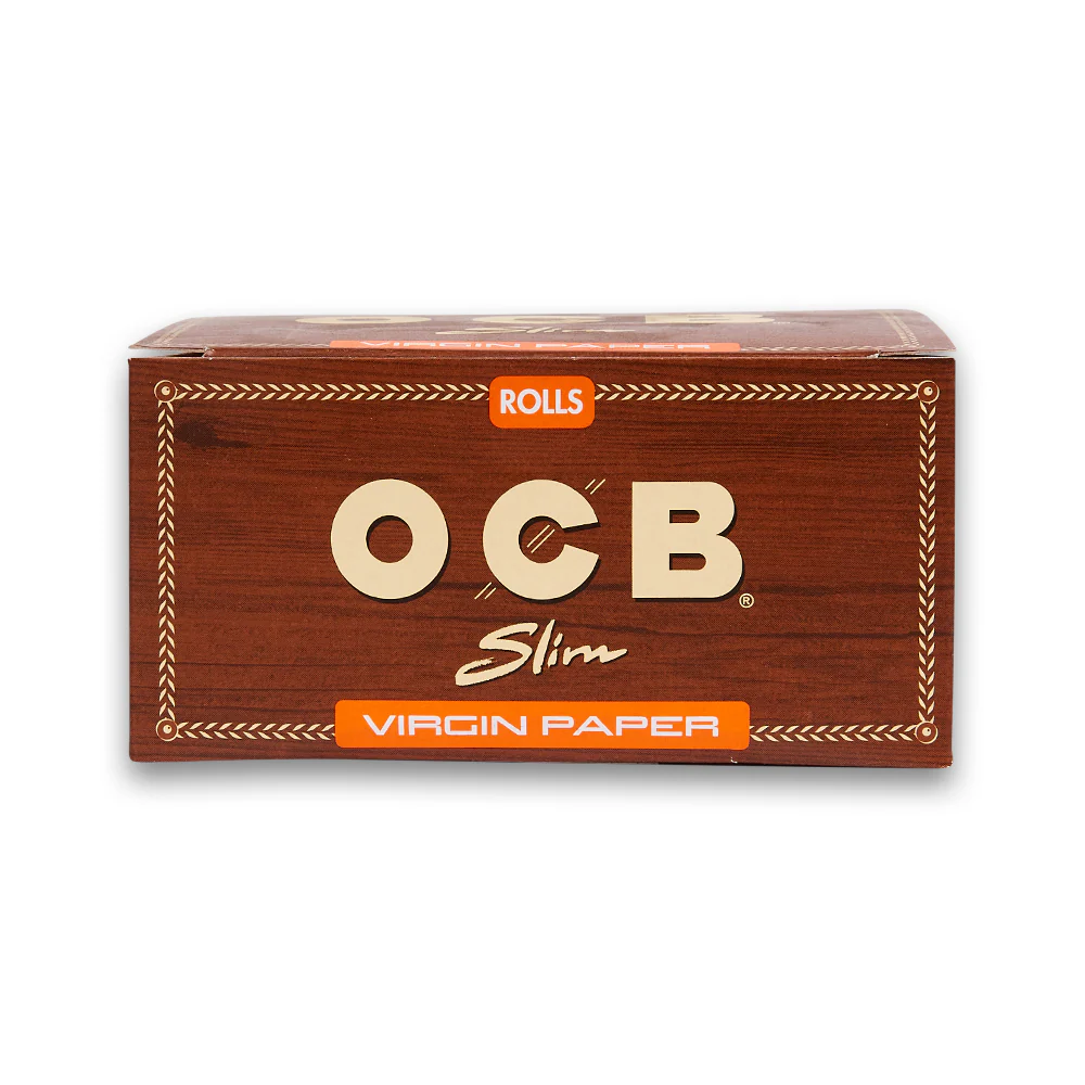 OCB Slim Unbleached Virgin Paper Rolls