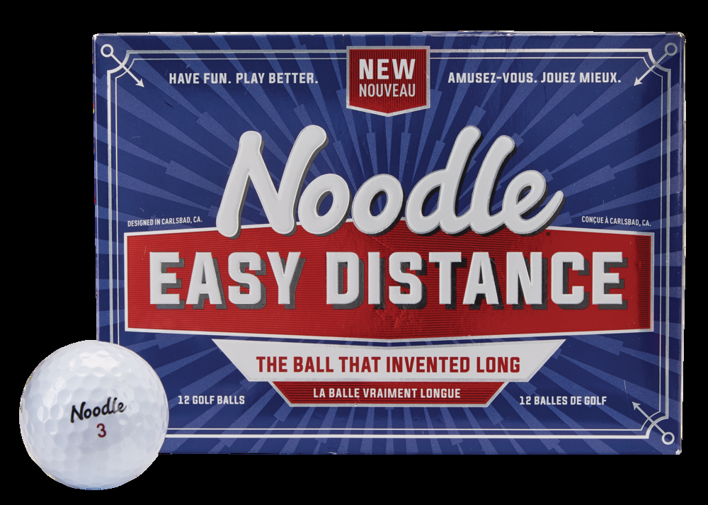 TaylorMade Noodle Easy Distance Long Golf Balls, 12-pk, White