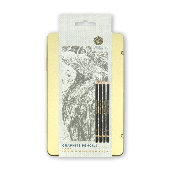 Shore & Marsh Graphite Pencils 12 Pack