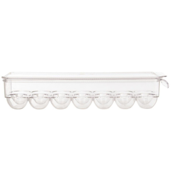 Plastikowy pojemnik do lodówki na jajka 14 szt, 37 x 11 x 8 cm