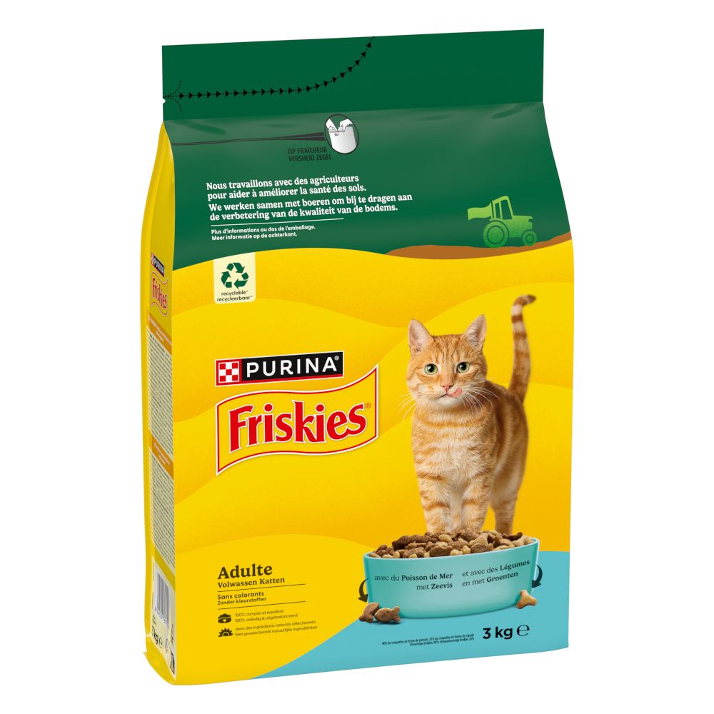PURINA Friskies Adult Cat with Sea Fish & Vegetables