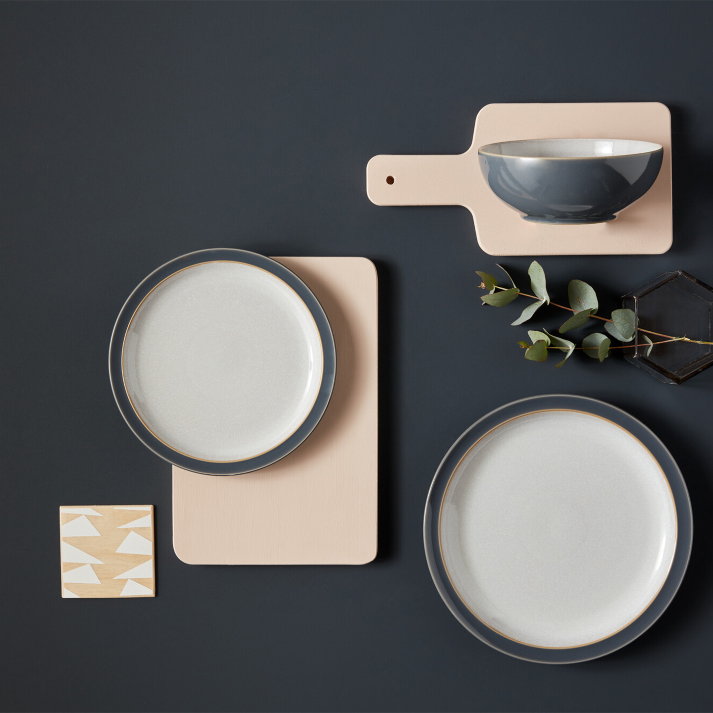 Elements Fossil Grey Small Plate
