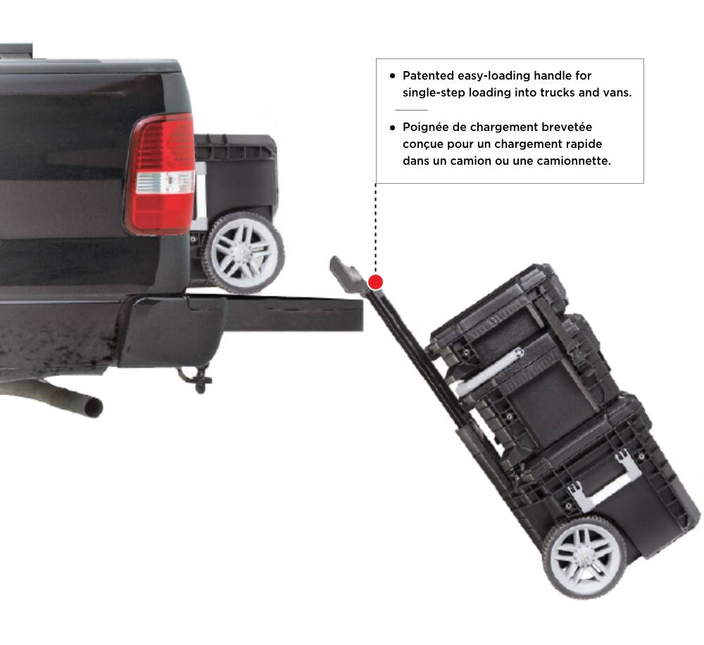 MAXIMUM Brix Modular Portable Toolbox/Tool Storage System w/ Wheels, IP65, 23-in x 19-in x 33-in, 3-pc