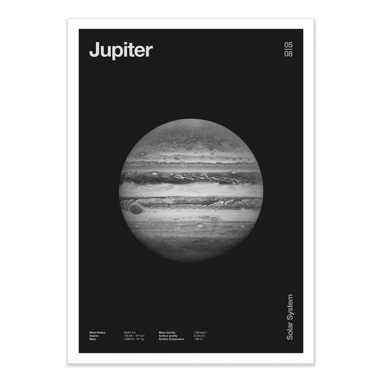 FLORENT BODART - JUPITER - Affiche d'art 30 x 40 cm