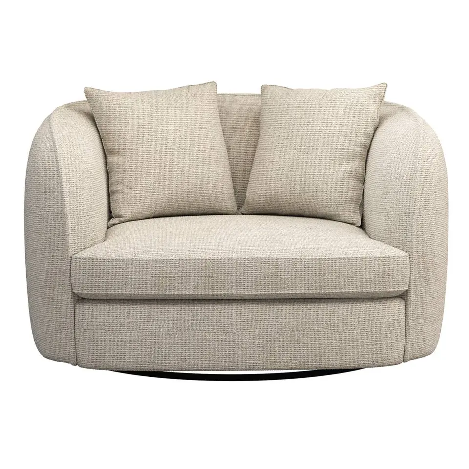 Draaibare Loveseat Enzio - stof Wandy - champagne
