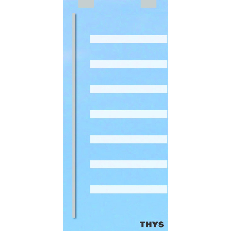 Porte coulissante en verre sécurit 1708 Thytan Sliding 93 x 215 cm THYS