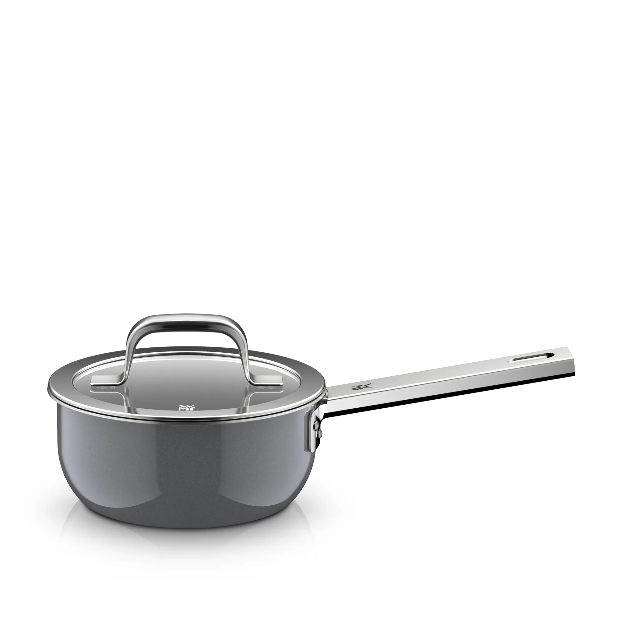 Fusiontec Mineral Pro, Saucepan With Lid, 16 cm, Platinum