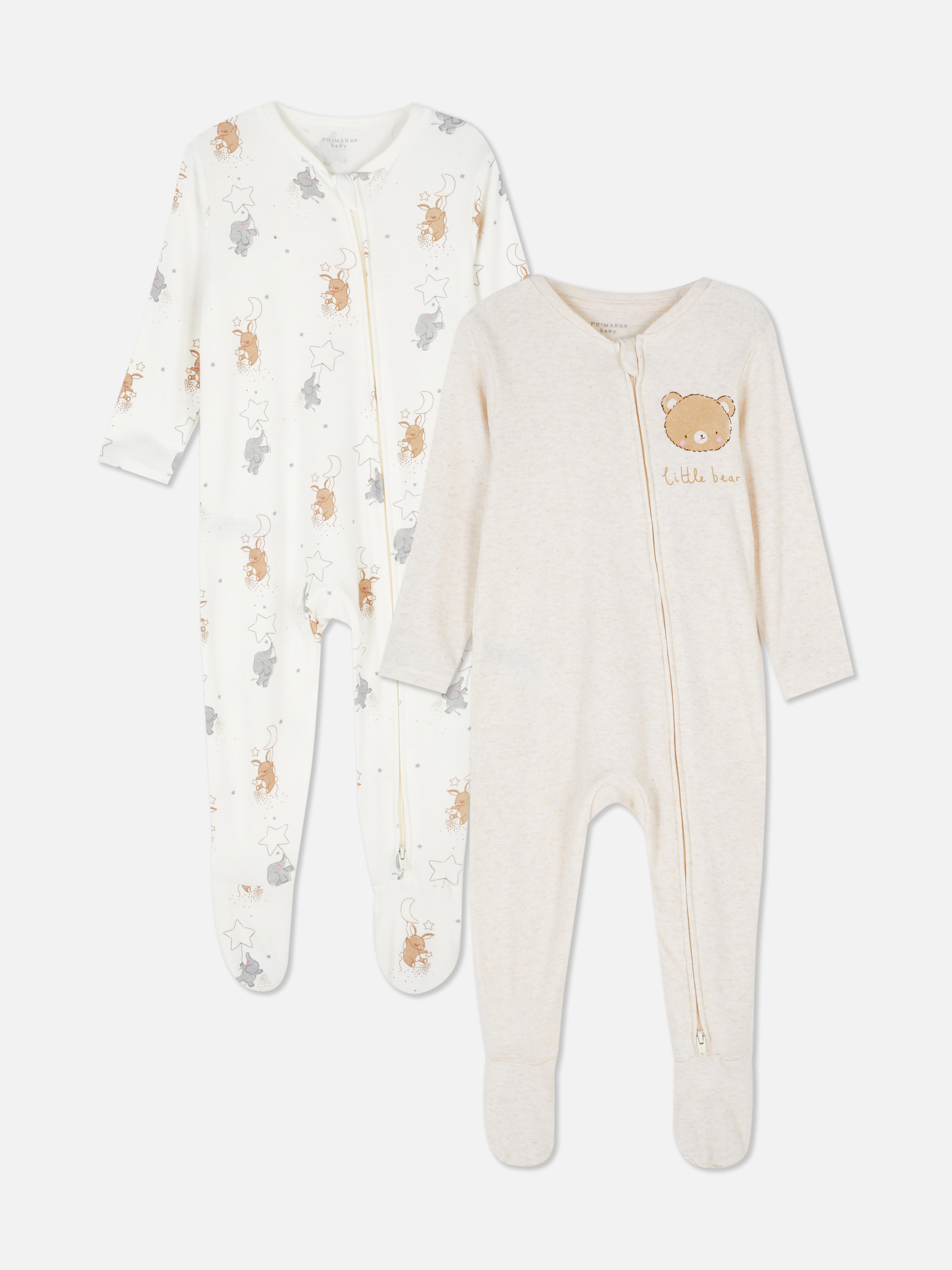 0-24mths | 2pk Zip-Up Sleepers