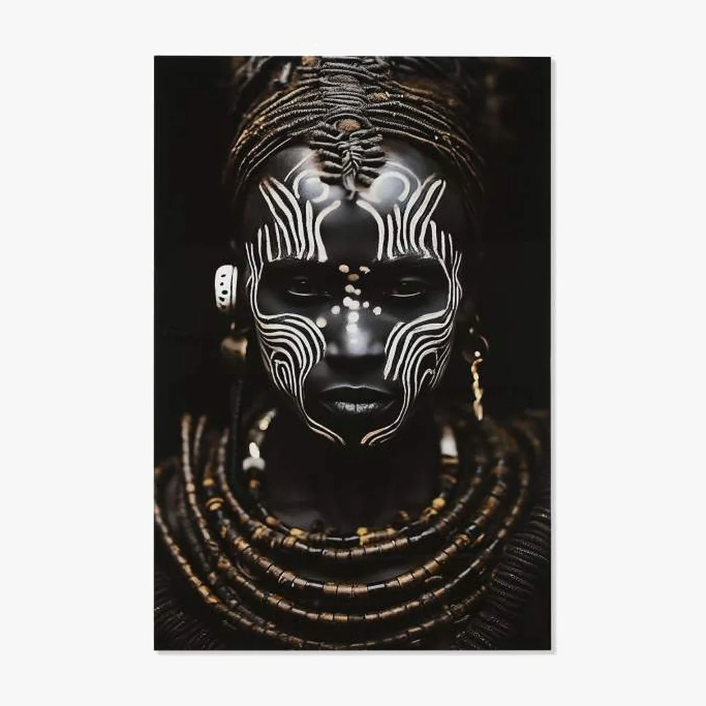 Quadro Vidro Indigena 100x150