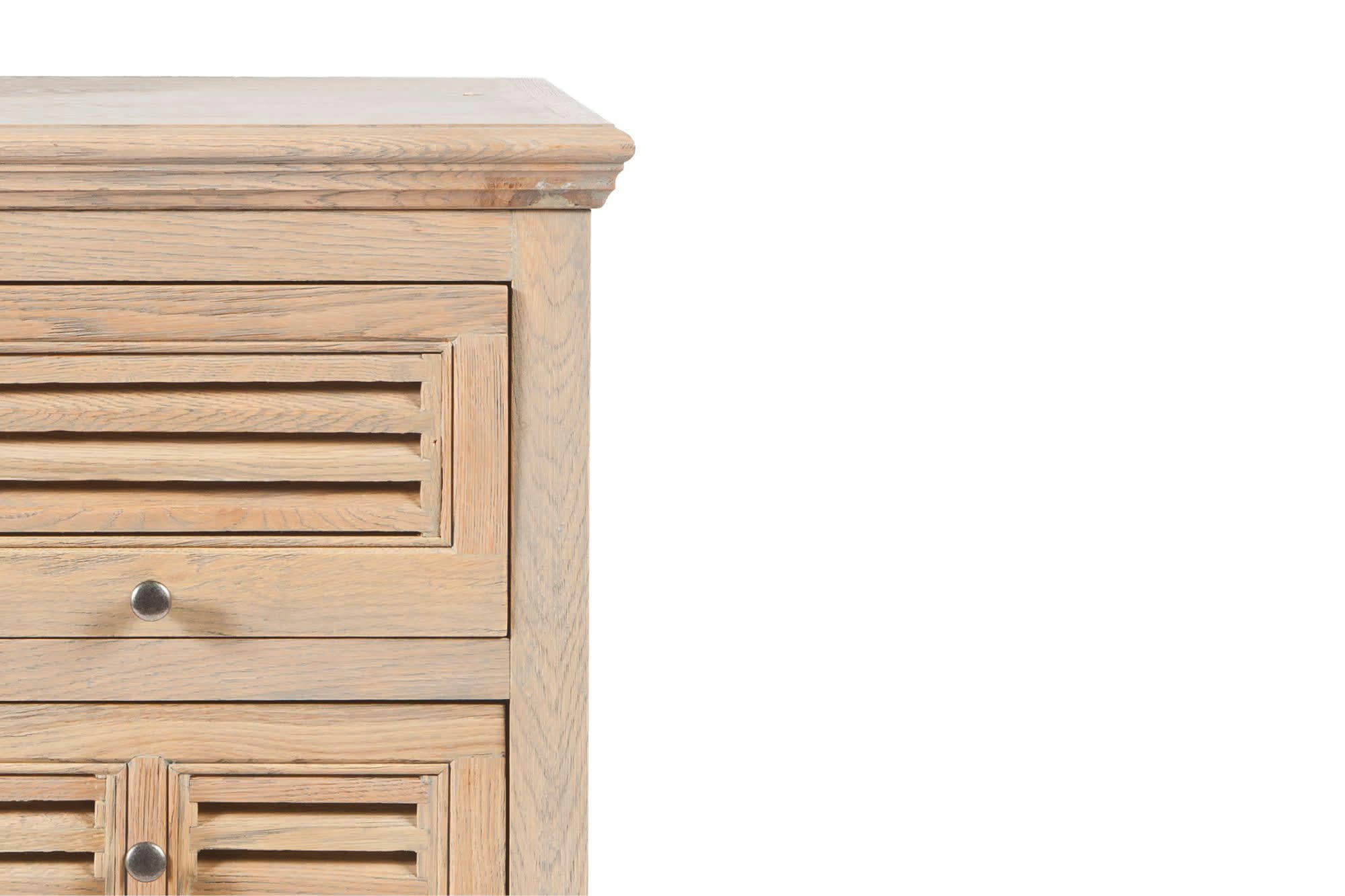 DELHI - Commode en bois 5 tiroirs