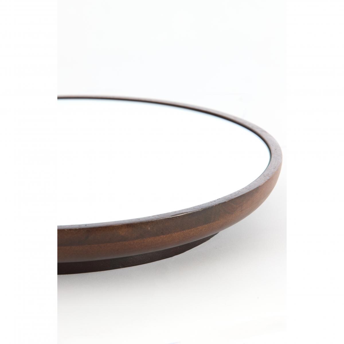 Light & Living - Mamali spiegel Ø56 cm - mangohout bruin