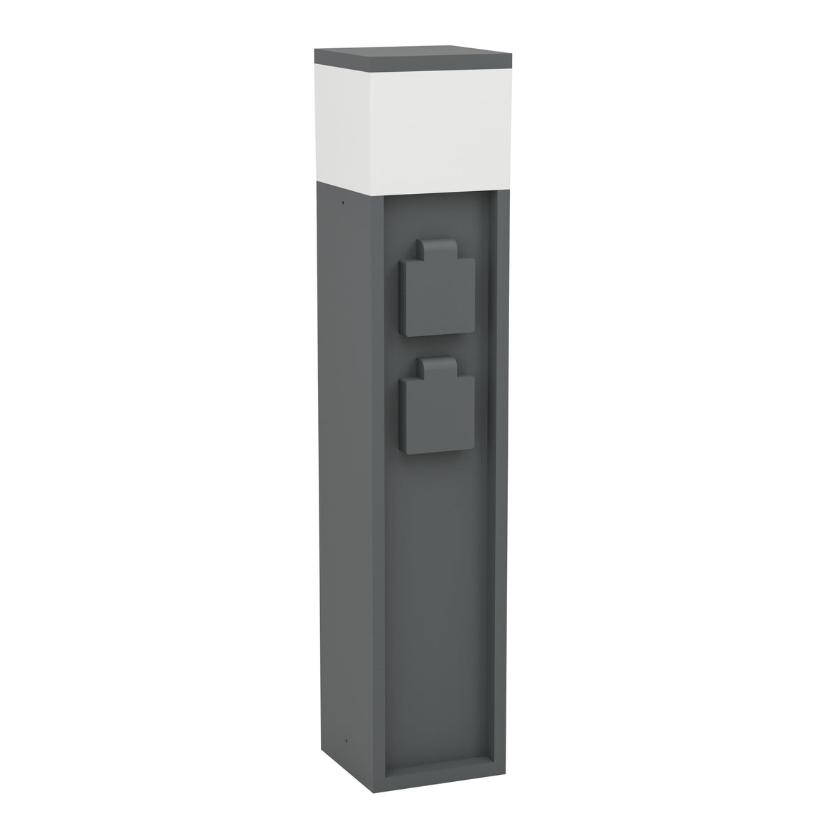 EGLO stopcontact zuil buiten Park5 - e27 - 50 cm - antraciet/wit