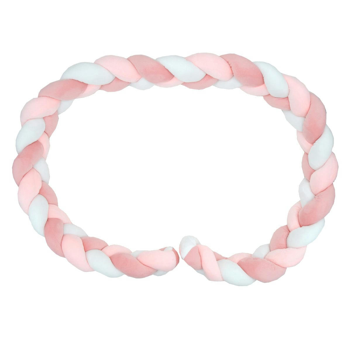 - Tresse de décoration bébé rose en velours 200 cm