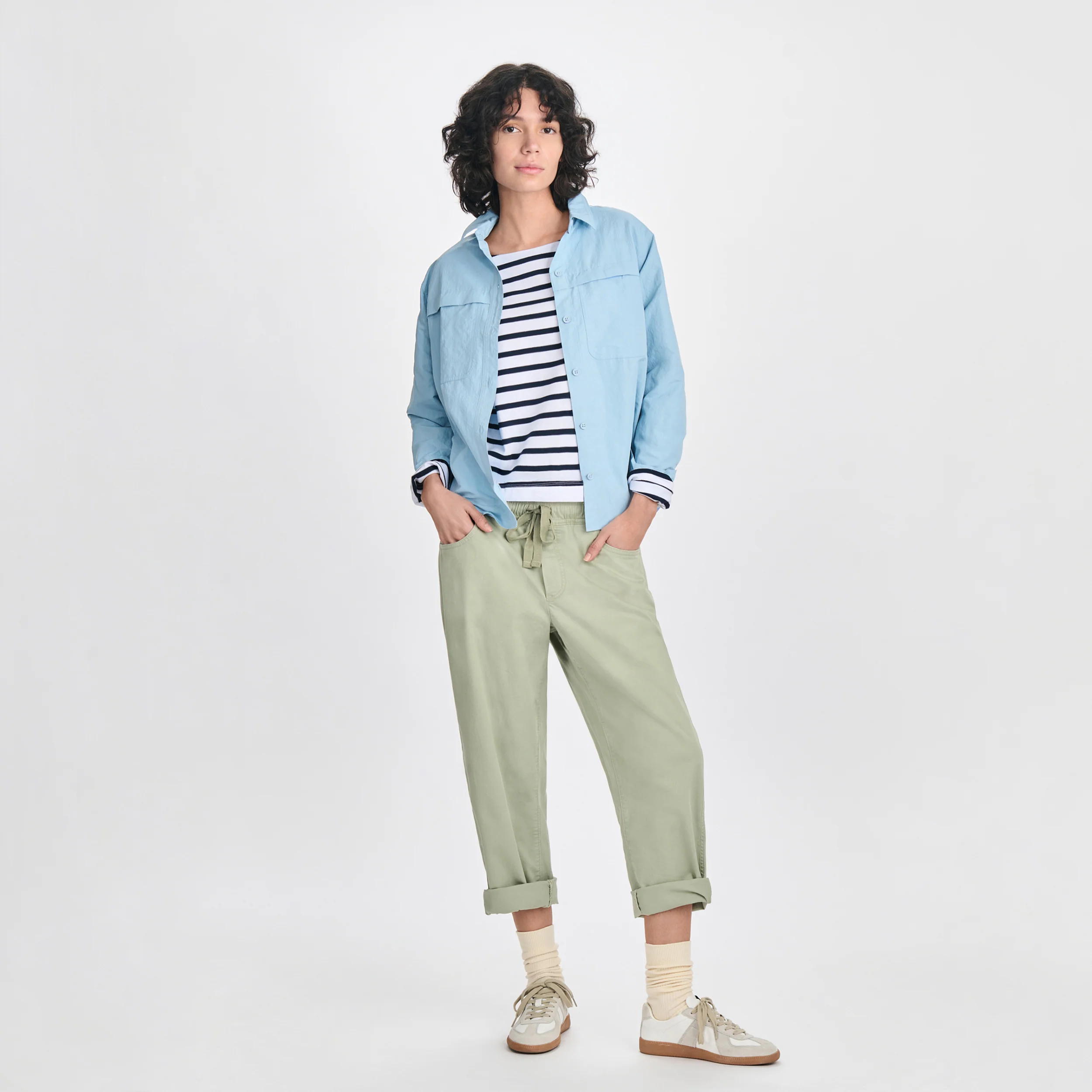Women's Softened Legend Wash Tie Front Pants