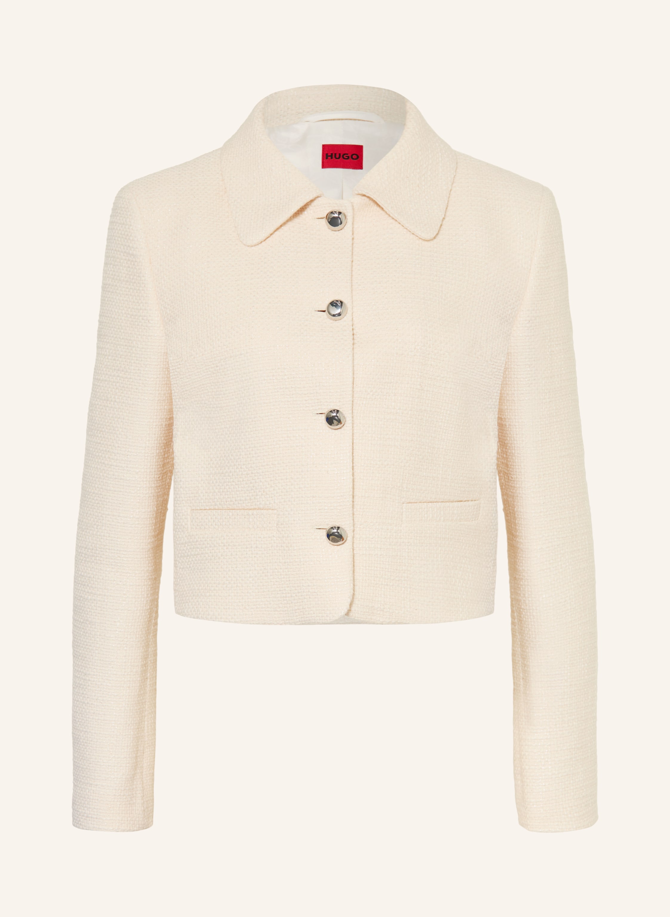 HUGO Kastenjacke ARESIA aus Bouclé
