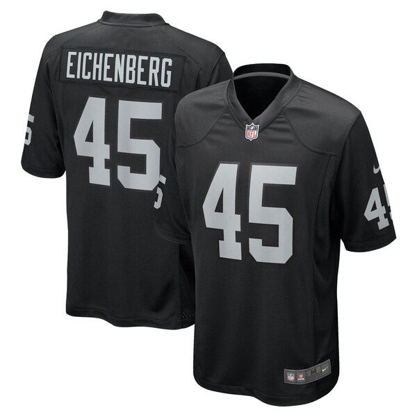 Tommy Eichenberg Las Vegas Raiders Nike Team Game Jersey -  Black