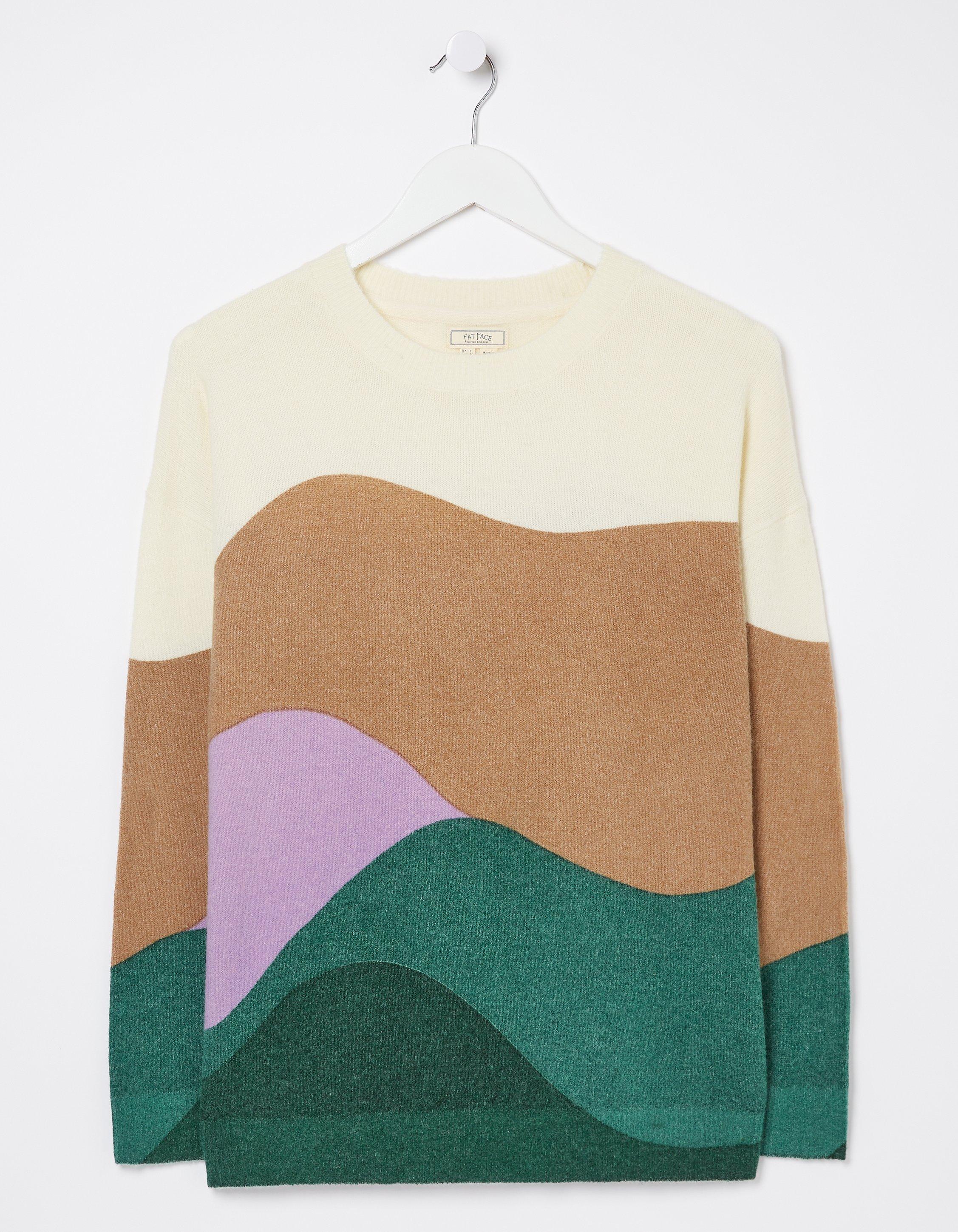 Abstract Printed Jumper