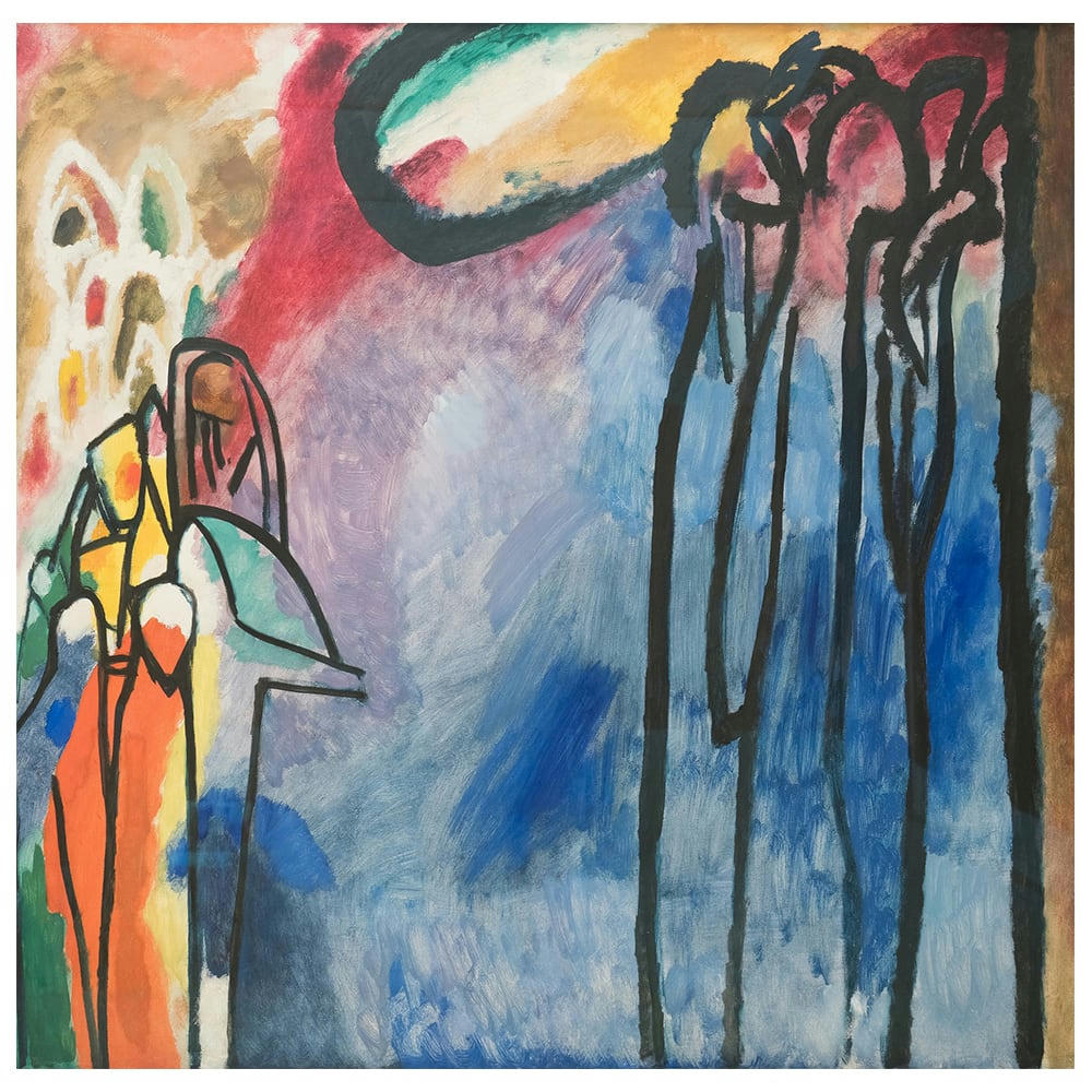 - Tableau improvisation 19 Wassily Kandinsky 90x90cm