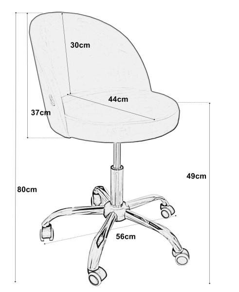 Fotel obrotowy TRIX MG02 śliwk