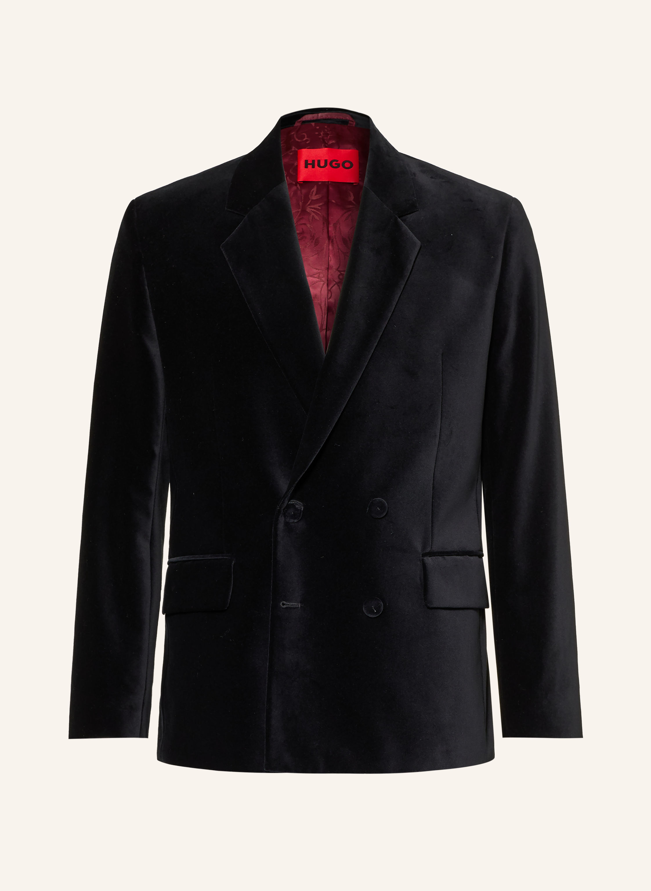 HUGO Anzugsakko KARLO Modern Fit aus Samt