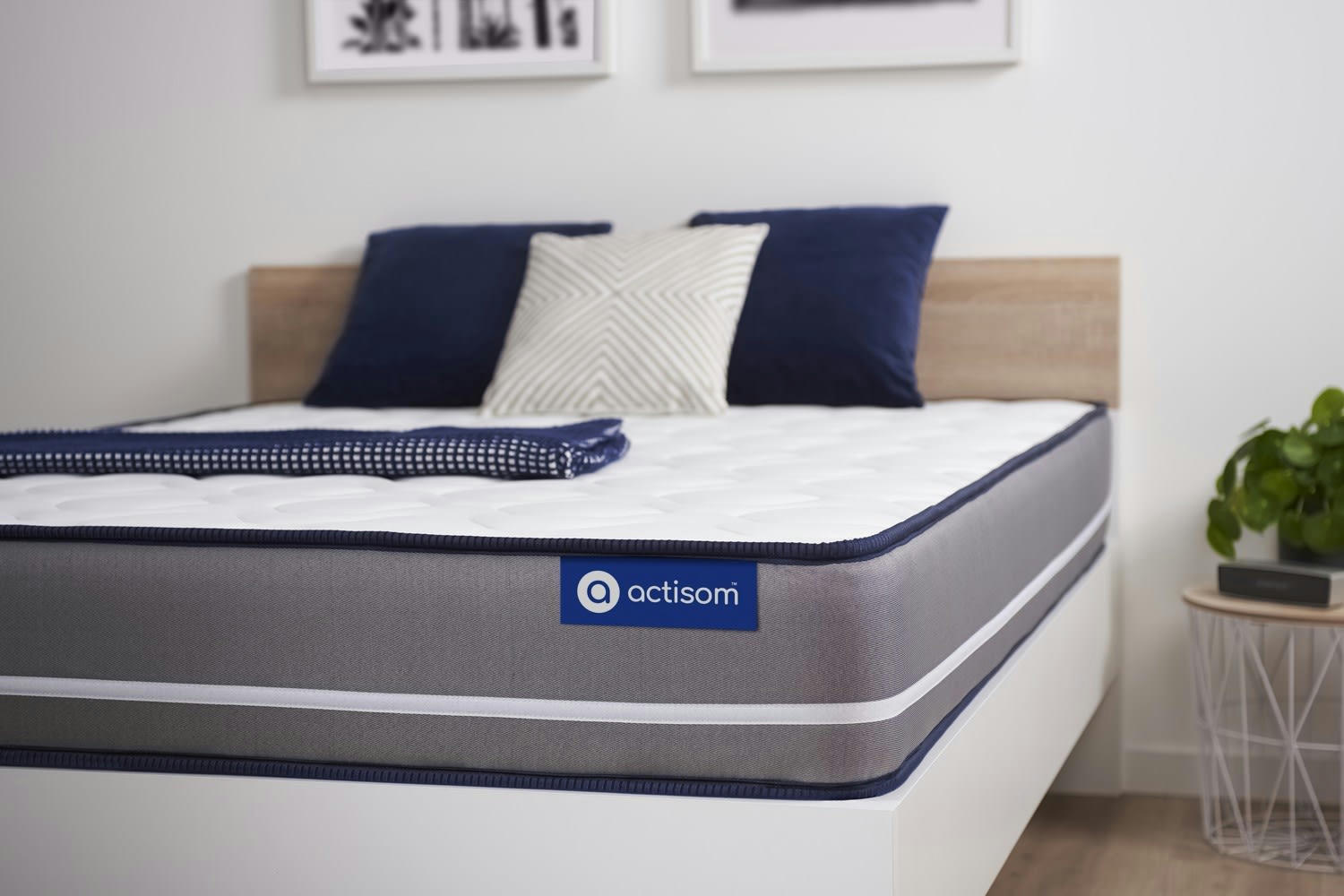 ACTILATEX PUR - Matelas 80x190 cm Latex et mémoire de forme