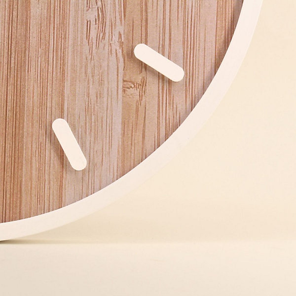 Horloge ronde en bois 50cm, Liv