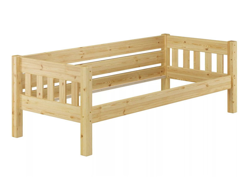 Łóżko 90x200 LUCAS, kolor sosnowy   stelaż