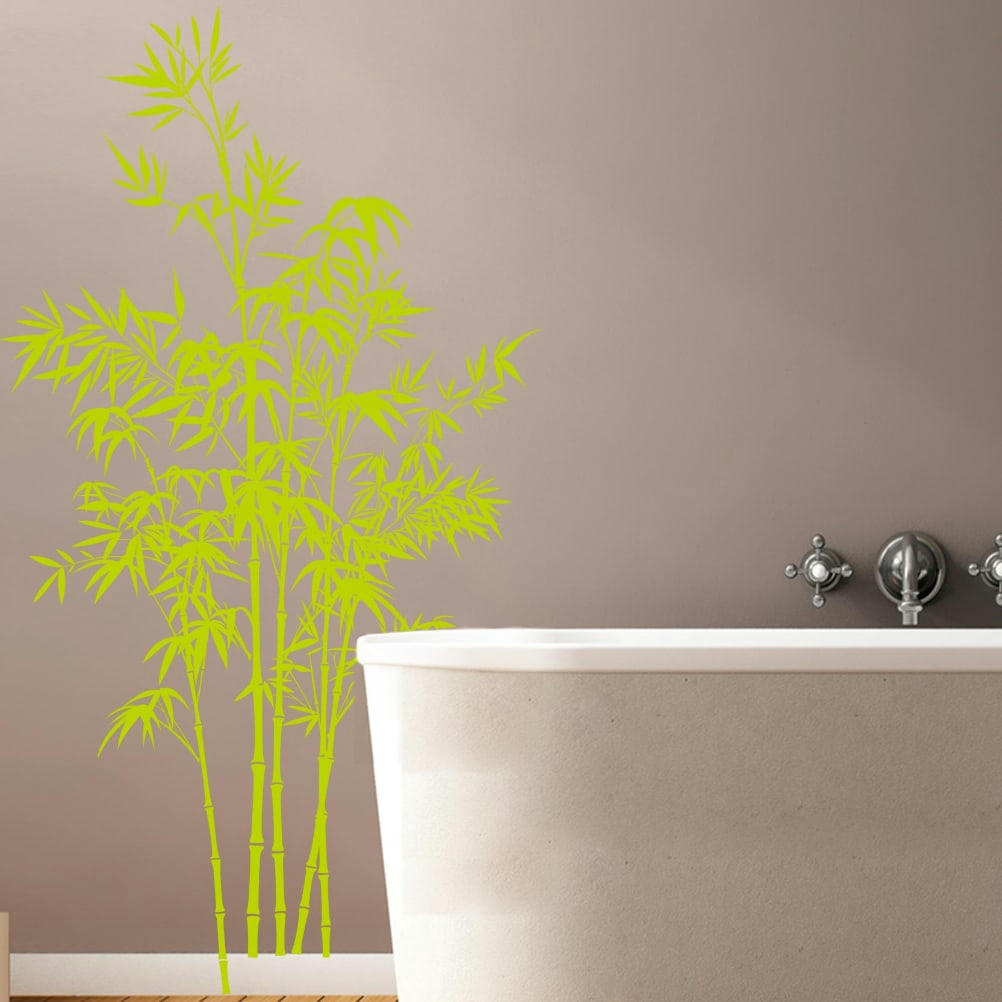 BAMBOU - Autocollant mural bambou 67x40cm