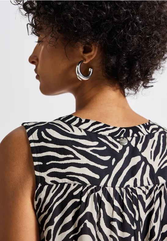 Gemustertes Blusentop