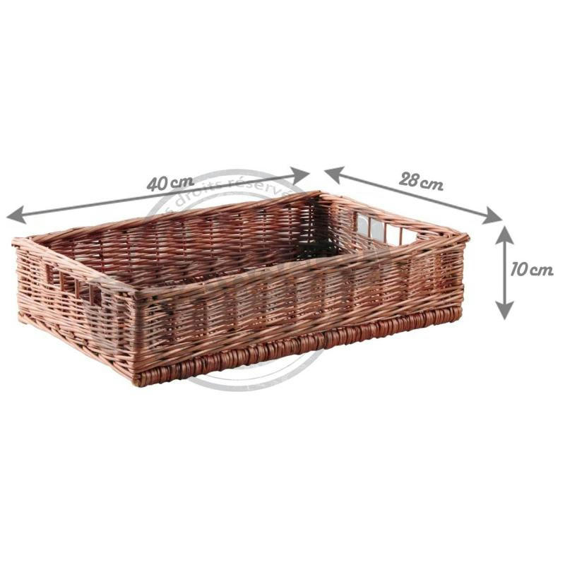 - Panier ouvreuse cinéma en osier seul